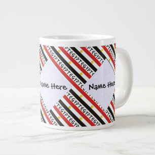 Grande Tasse Egypte Drapeau Égyptien Personnalisé Nom