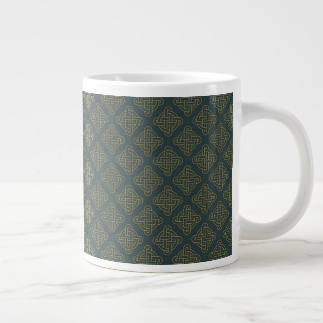 Grande Tasse Élégant Motif du noeud celtique (Droite)