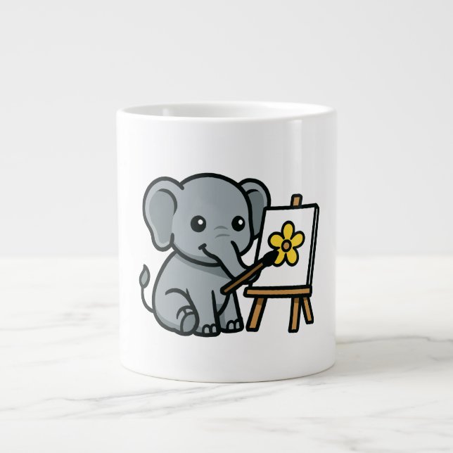Grande Tasse éléphant (Devant)