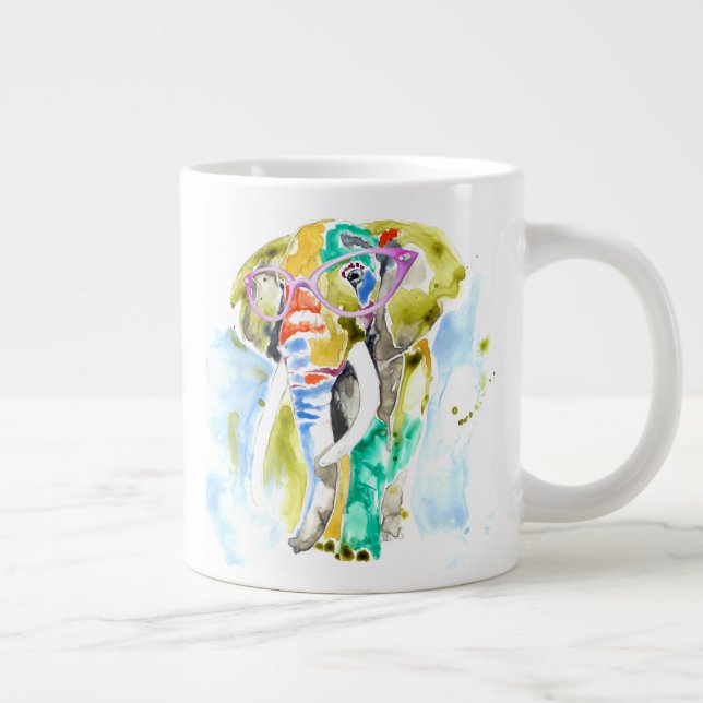 Grande Tasse Eléphant à pantalon intelligent (Droite)