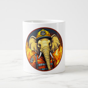 Grande Tasse Éléphant pompier