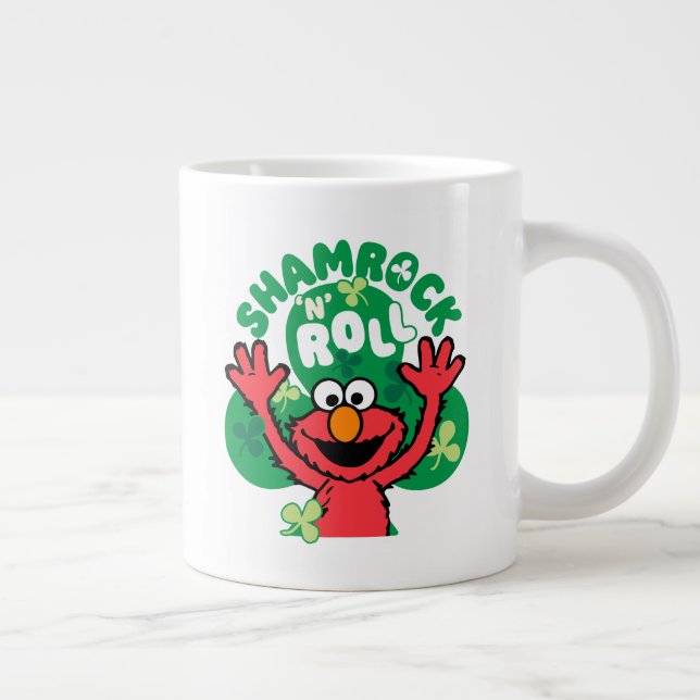 Grande Tasse Elmo | Rouleau "N" shamrock (Droite)
