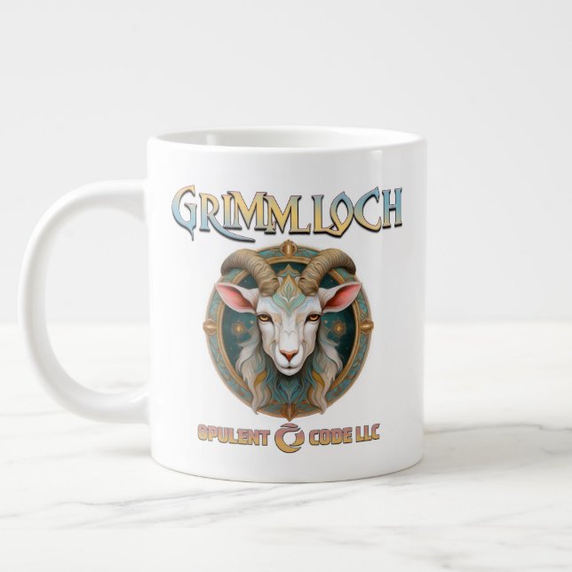 Grande Tasse Emblème de chèvre de Grimmloch Jeu de rôle fantast (Gauche)