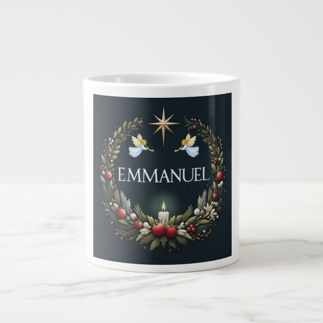 Grande Tasse Emmanuel Christmas angels (Devant)