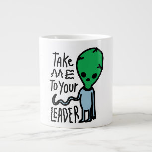 Grande Tasse Emmenez-moi à votre chef   Citation sarcastique Al