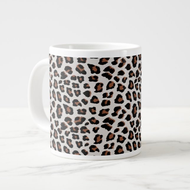 Grande Tasse Empreinte de léopard (Devant gauche)