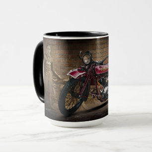 Grande tasse en chef indienne de la moto 1923