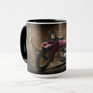 Grande tasse en chef indienne de la moto 1923