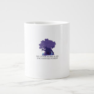 Grande Tasse Encre de Whimsigoth - Forêts mystiques, Lunes et M