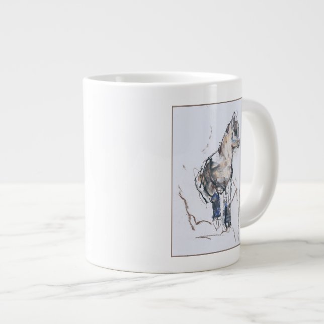 Grande Tasse Enfant de bouquetin (Devant droit)