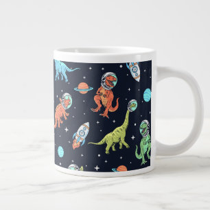 Grande Tasse Enfants Dinosaur Astronaut Motif