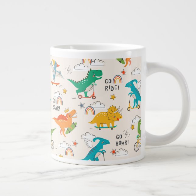 Grande Tasse Enfants Dinosaur Motif voyageur (Droite)