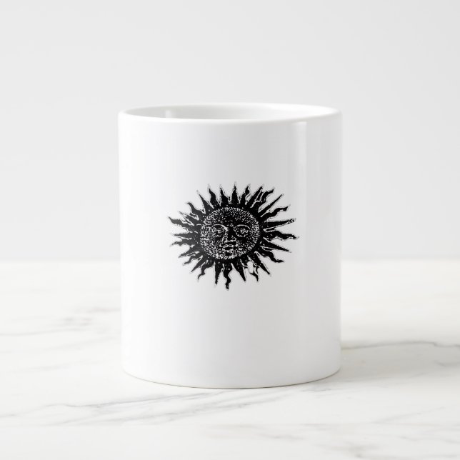 Grande Tasse Engraving médiévales - Whimsigoth Aesthétique - Wh (Devant)