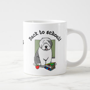 Grande Tasse Enseignant de l'école Vieux chien de mouton anglai