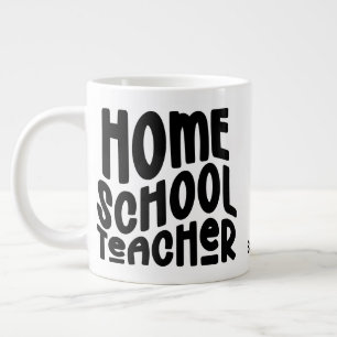 Grande Tasse Enseignant minimaliste à domicile