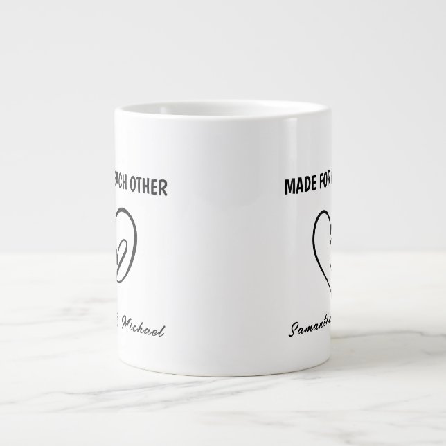 Grande Tasse Ensemble, c'est la meilleure Saint-Valentin (Devant)