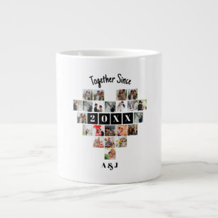 Grande Tasse Ensemble depuis l'an 22 Collage de photos de coupl