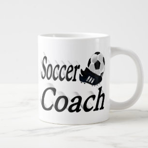 Grande Tasse Entraîneur de football semi-texte