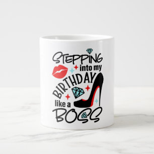Grande Tasse Entrer dans mon anniversaire