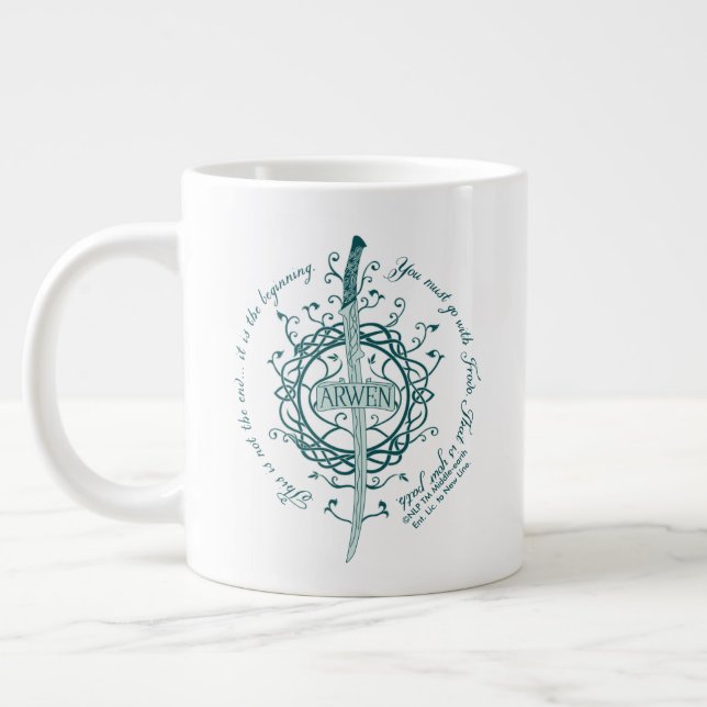 Grande Tasse Épée elfique ARWEN™ Citation (Gauche)