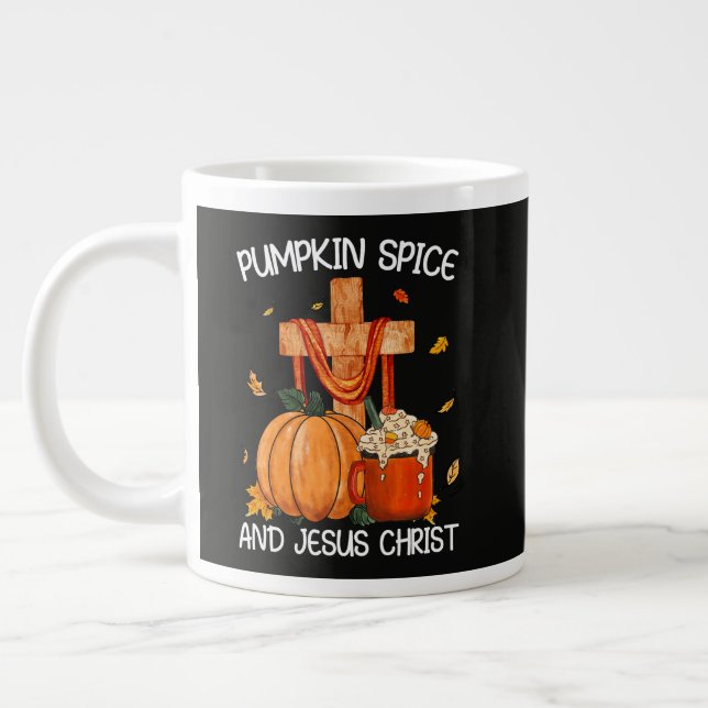 Grande Tasse Épice de citrouille et Jésus-Christ (Gauche)