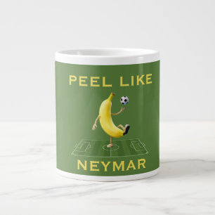 Grande Tasse Épluchez comme un champion drôle de football de ba