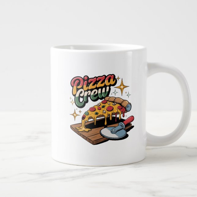 Grande Tasse Équipage de pizza (Droite)