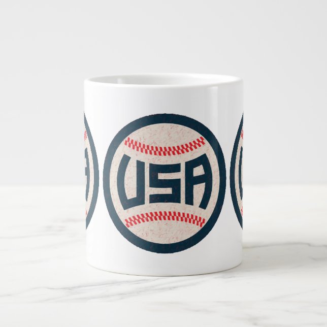 Grande Tasse Équipe de baseball USA (Devant)