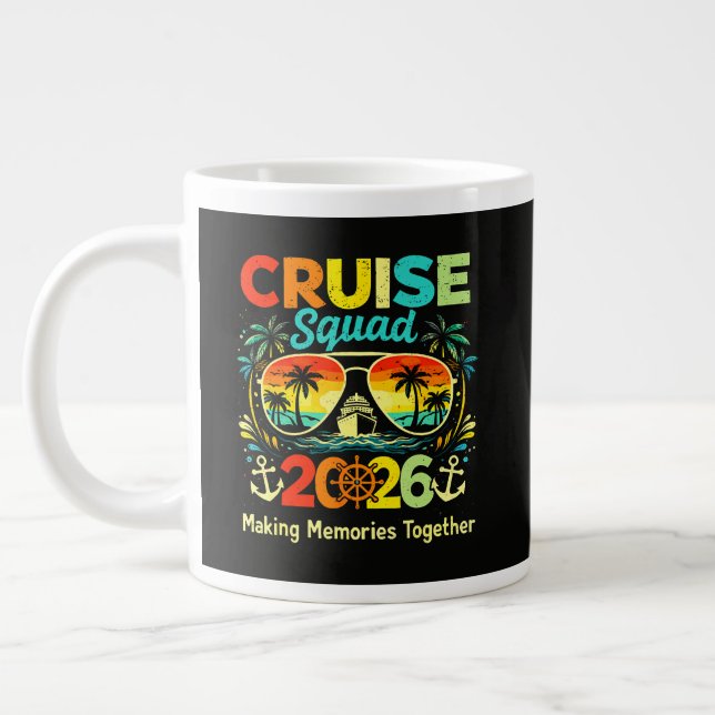 Grande Tasse Équipe de croisière Vacances d'été 2026 (Gauche)