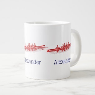 Grande Tasse Équipe de sports nautiques Red Rowing Rowers
