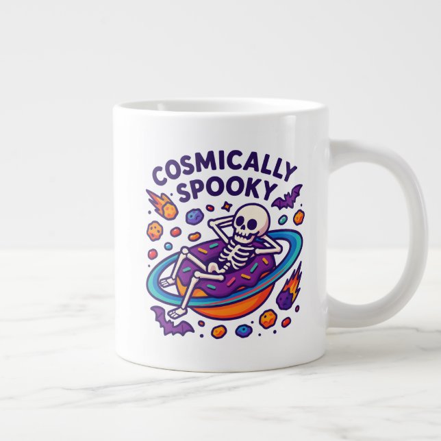 Grande Tasse Espace squelettique de conception effrayante cosmi (Droite)