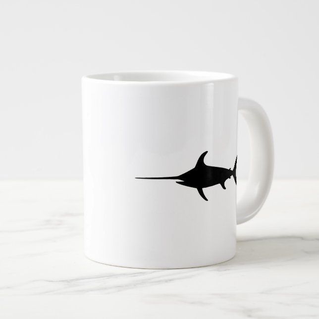 Grande Tasse Espadon noir (Devant droit)