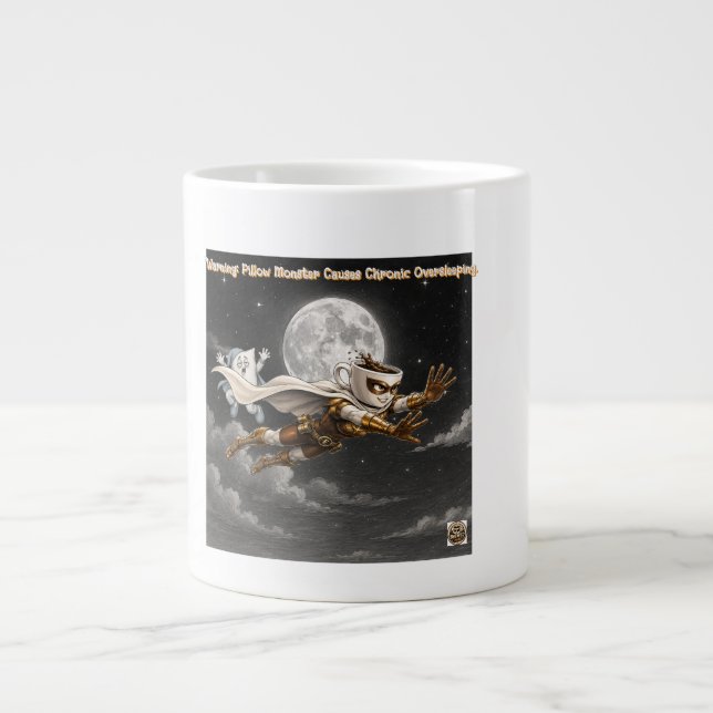 Grande Tasse  Espresso Enforcer contre Pillow Monster  (Devant)