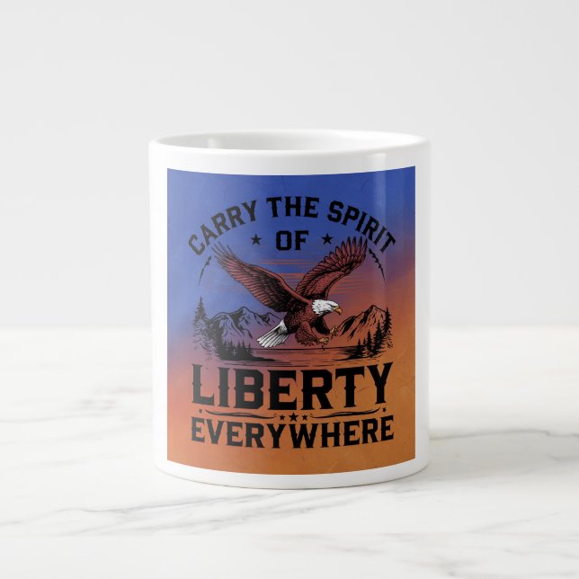Grande Tasse Esprit de liberté (Devant)