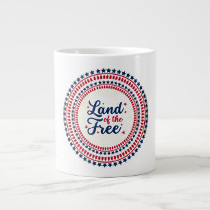 Grande Tasse États-Unis/patriotique 4 juillet Terre de la liber