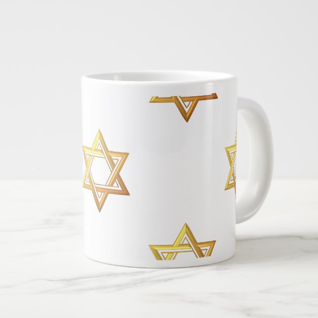 Grande Tasse Étoile de David (Devant droit)