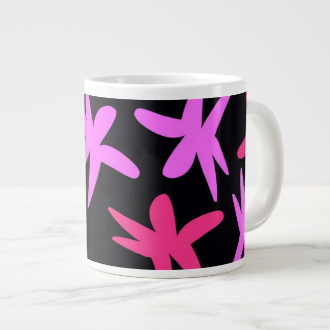 Grande Tasse Étoiles de fleur (Devant droit)