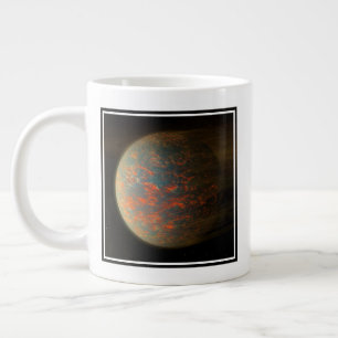Grande Tasse Exoplanet 55 Cancri E Et Sa Surface Moulée