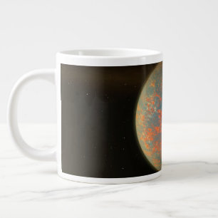 Grande Tasse Exoplanet 55 Cancri E Et Sa Surface Moulée