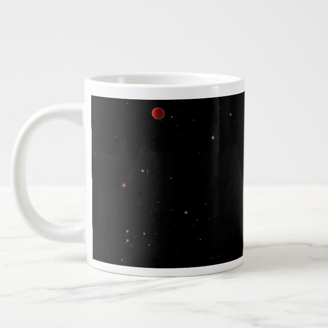 Grande Tasse Exoplanet Ucf-1.01 Orbitant Une Étoile Appelée Gj  (Gauche)
