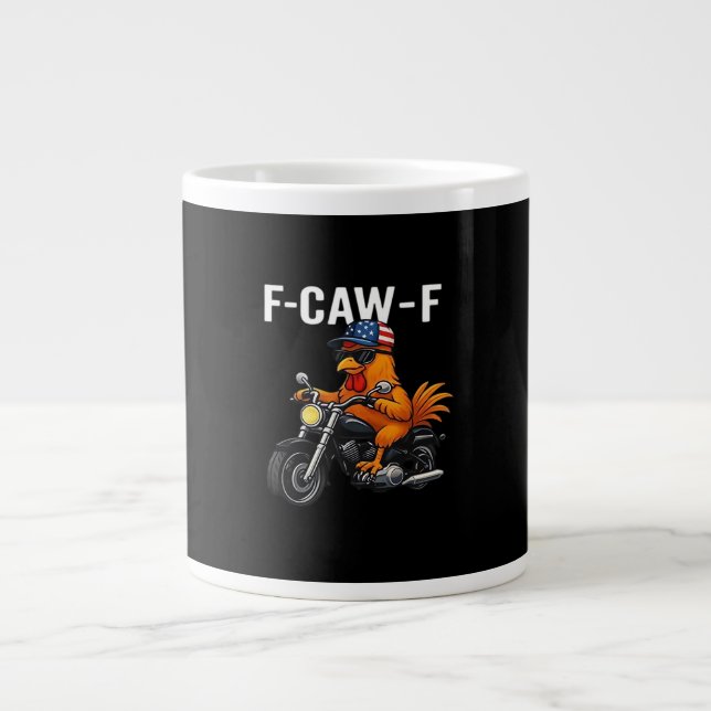 Grande Tasse F-Caw-F Chicken Classic Aesthetic Graphic (Devant)