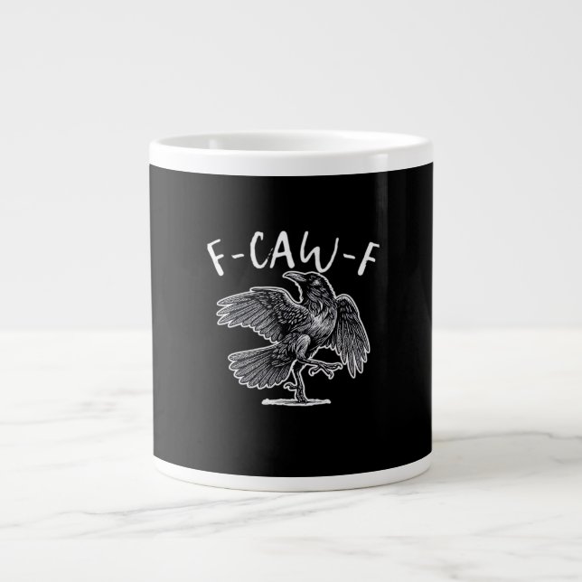 Grande Tasse F-Caw-F Classique Rétro (Devant)