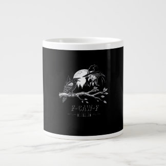 Grande Tasse F-Caw-F Corbeau Sorcière Halloween F-Caw-F