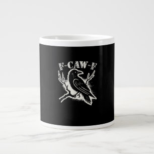Grande Tasse F-Caw-F Drôle de Corbeau Vintage Corbeau Humour Sa