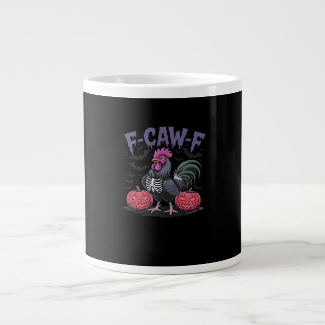 Grande Tasse F-Caw-F Funny Chicken Classic Simple Style (Devant)