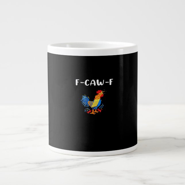 Grande Tasse F-Caw-F Funny Trendy (Devant)
