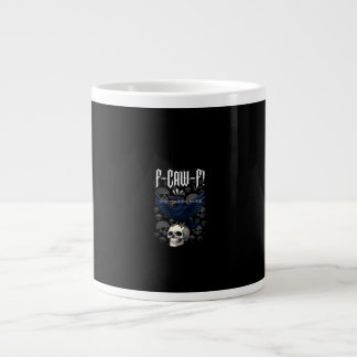 Grande Tasse F-Caw-F Graphisme de corbeau créatif décontracté