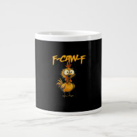 F-Caw-F Humour de poulet drôle Citation F-Caw-F Co