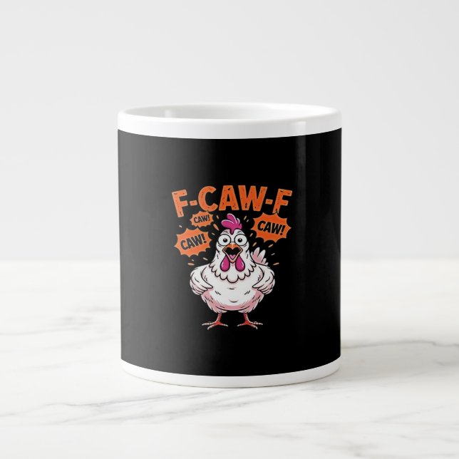 Grande Tasse F-Caw-F Poulet Classique Cool Unique (Devant)