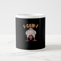 F Caw F Poulet Drôle Classique Style Rétro Cool